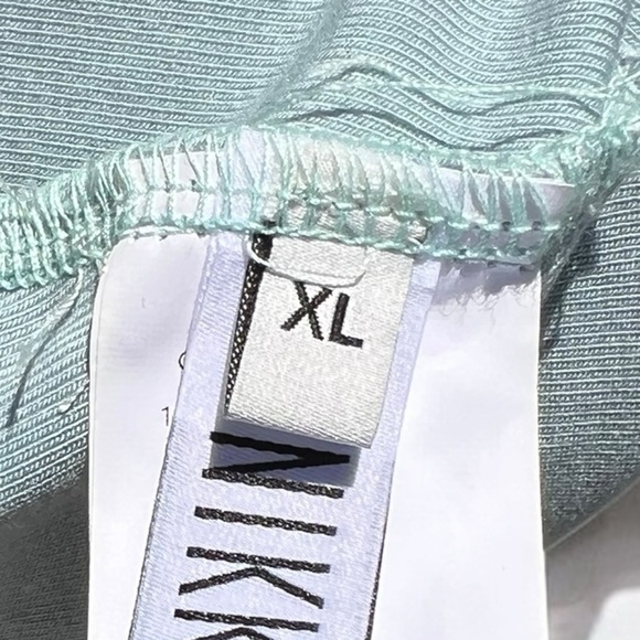 🌻NEW NWOT NIKKI LUND Sky Off Shoulder Midi Sheath Dress Size XL | $157 Retail - Picture 10 of 11